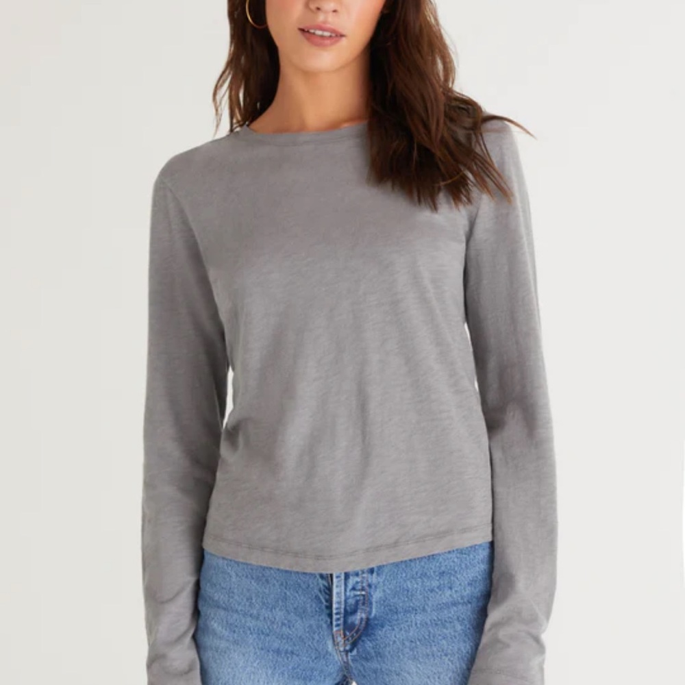 NWT z supply modern slub long sleeve tee